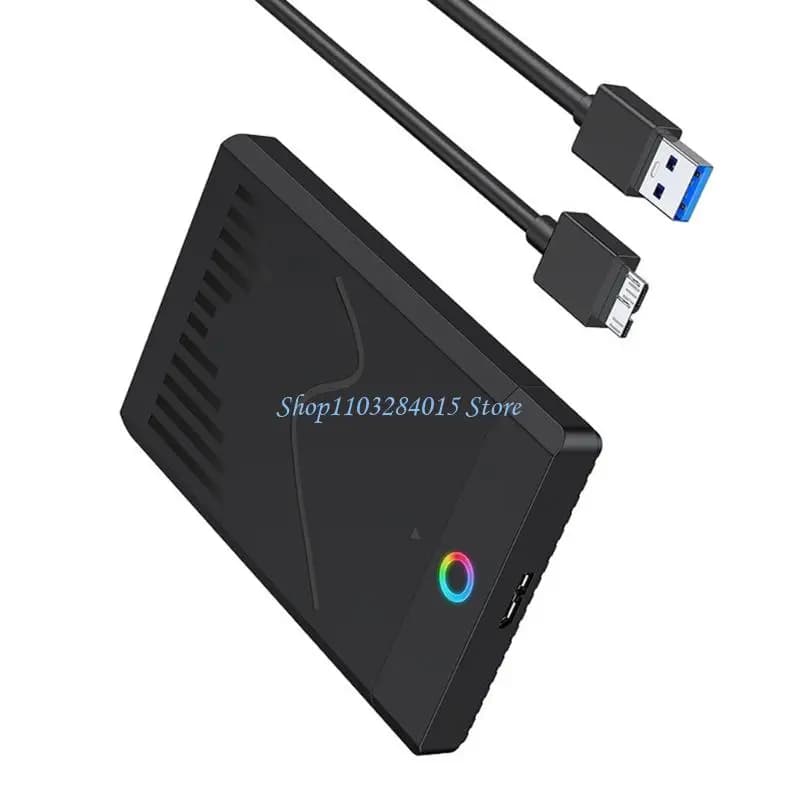 Custodia per disco rigido R6FF Custodia per disco rigido USB Tipo C 3.1 Disco rigido con custodia esterna HDD da 2,5 pollici
