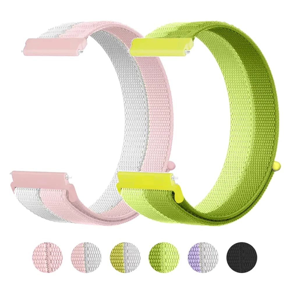 20mm 22mm Watch Strap for Garmin Forerunner 70 170 Music 970 570 645 165 55 265 Nylon Band For Venu 4 45mm/Active 6 5 4 Bracelet