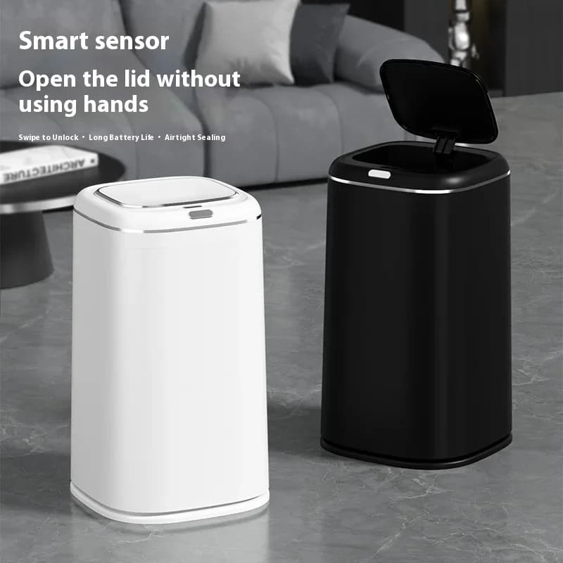 35/40L Kitchen Smart Trash Can Large Capacity Automatic Sensor Waste Garbage Bin Dustbin Electric Touchless Wastebasket