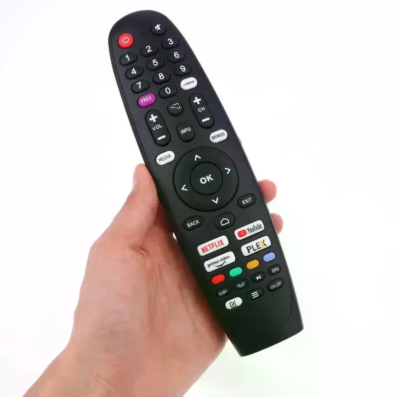 Accessori per telecomando nero fai-da-te in un unico pezzo per serie TV JTC 50U39500 55U39550 S32H23260VJK