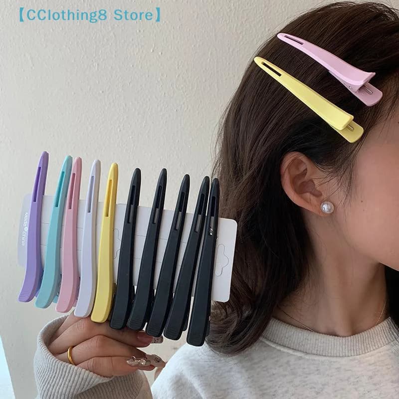 6 Pezzi Accessori per Barbiere: Clip a Becco d'Anatra a Bocca Lunga per Parrucchieri, Strumento per lo Styling in Salone【AliS8】