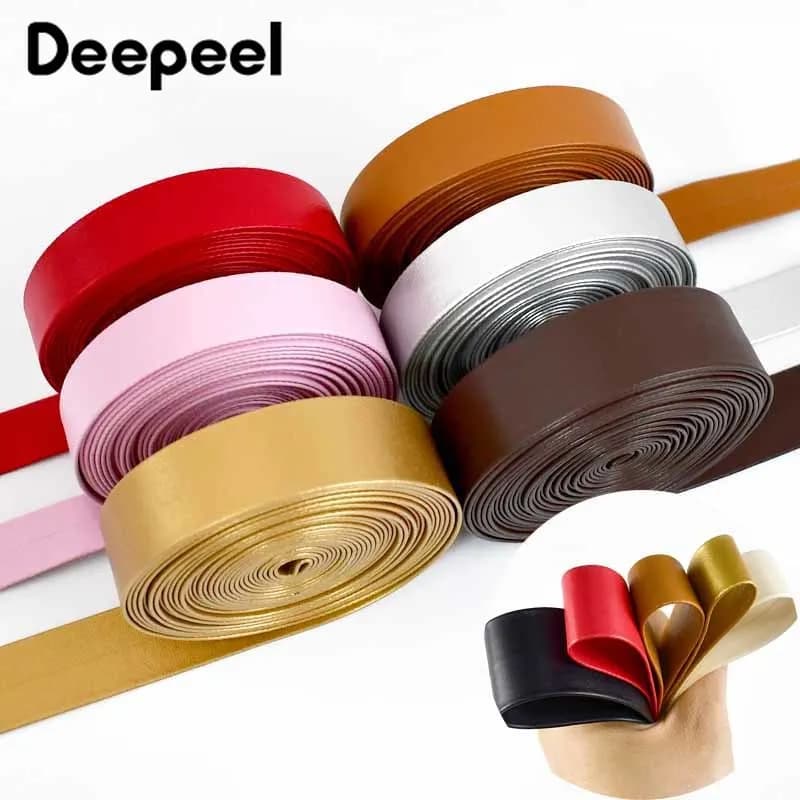 5 metri 5-30mm cavo sintetico in pelle PU per cintura di indumenti decorazione borsa a nastro abbigliamento polarizzazione legatura tessitura corda accessori per cucire