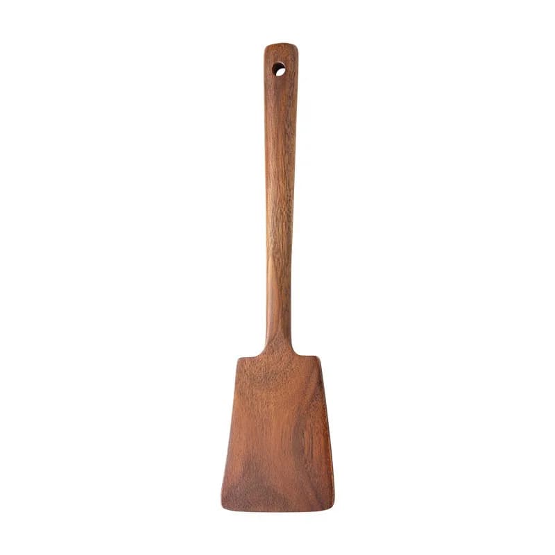 1PC-Spanish wood for non-stick pan; special wooden kitchen tool for domestic use; anti-scotting spatula