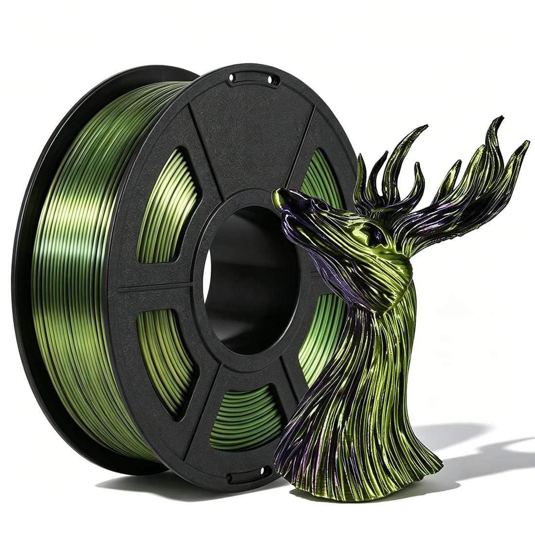 3D Printer with PLA Black Filament Two-tone Silk Bronze from 1,75 mm Black Bronze 3D Printing Material Magic two colors 250g 500g 1Kg