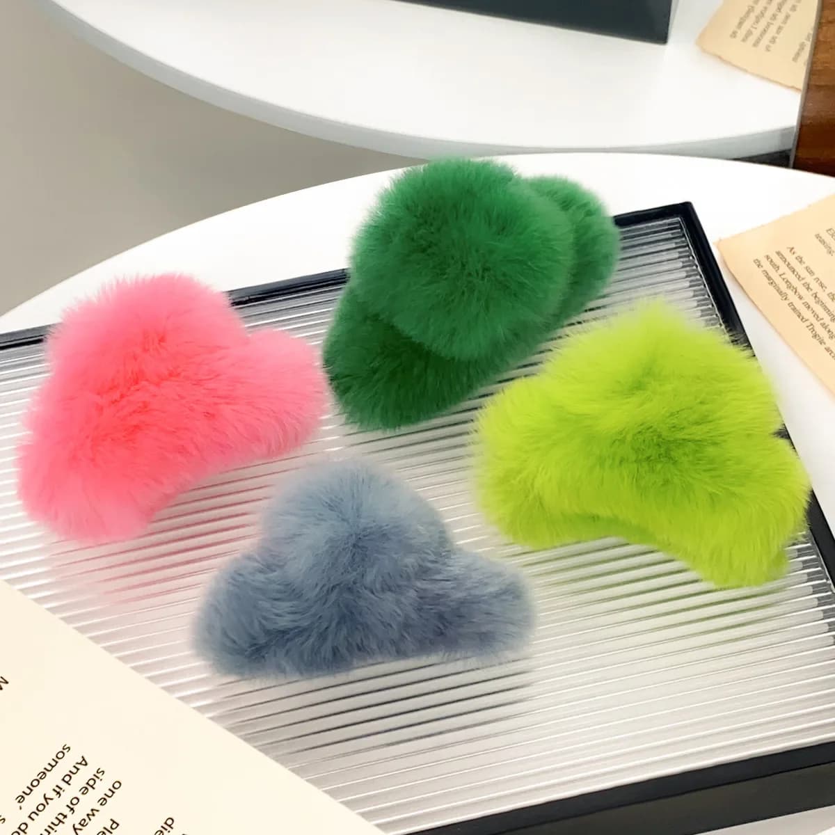Autunno e inverno vero coniglio peluche afferrare Clip ragazza capelli arrotolati afferrare capelli ornamento tornante squalo Clip