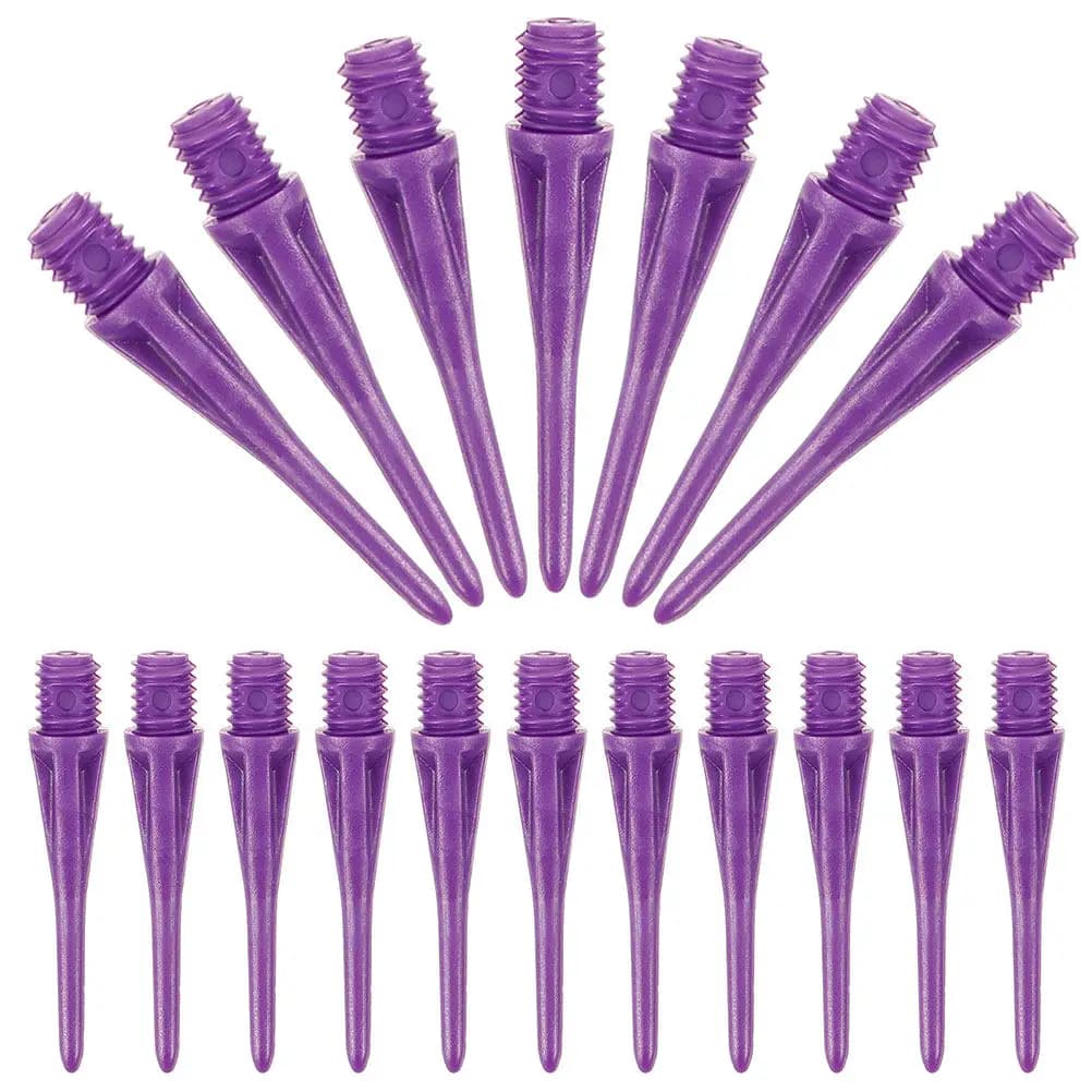 30 punte di ricambio per freccette, punte morbide in plastica resistente all'usura, accessori portatili per freccette da esterno
