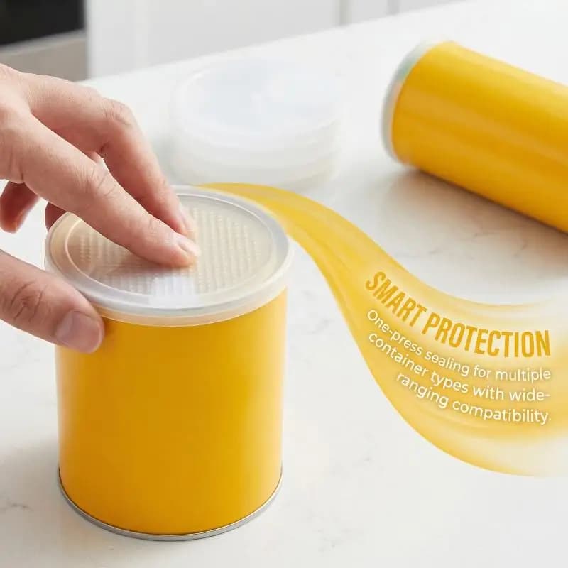 Plastic Tight Seal Lids Leak Proof Reusable Replacement Covers Various Sizes for Kitchen Food Storage Container Jar Can Cup
