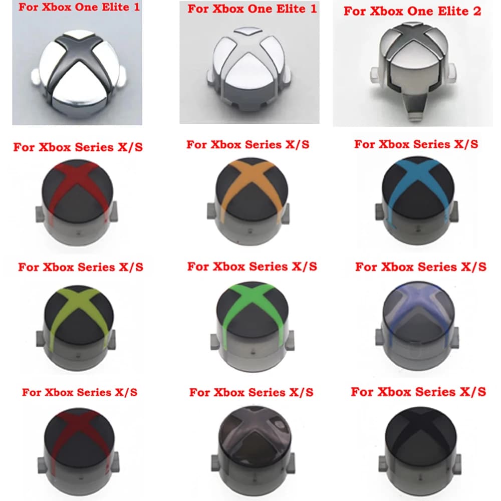 Per Xbox Serie S/X Controller Pulsante Home Avviamento Ritorno Indietro Interruttore Luce Guida Alimentazione Logo Chiave Per XBOX One S X1S Elite 1 2