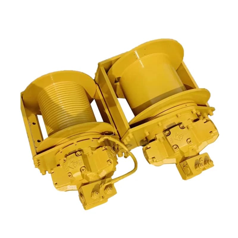 Hydraulic Verricello 0.8T/1T/2T for marine excavator hydraulic hoist and tow Portable Verricello with 10M rope