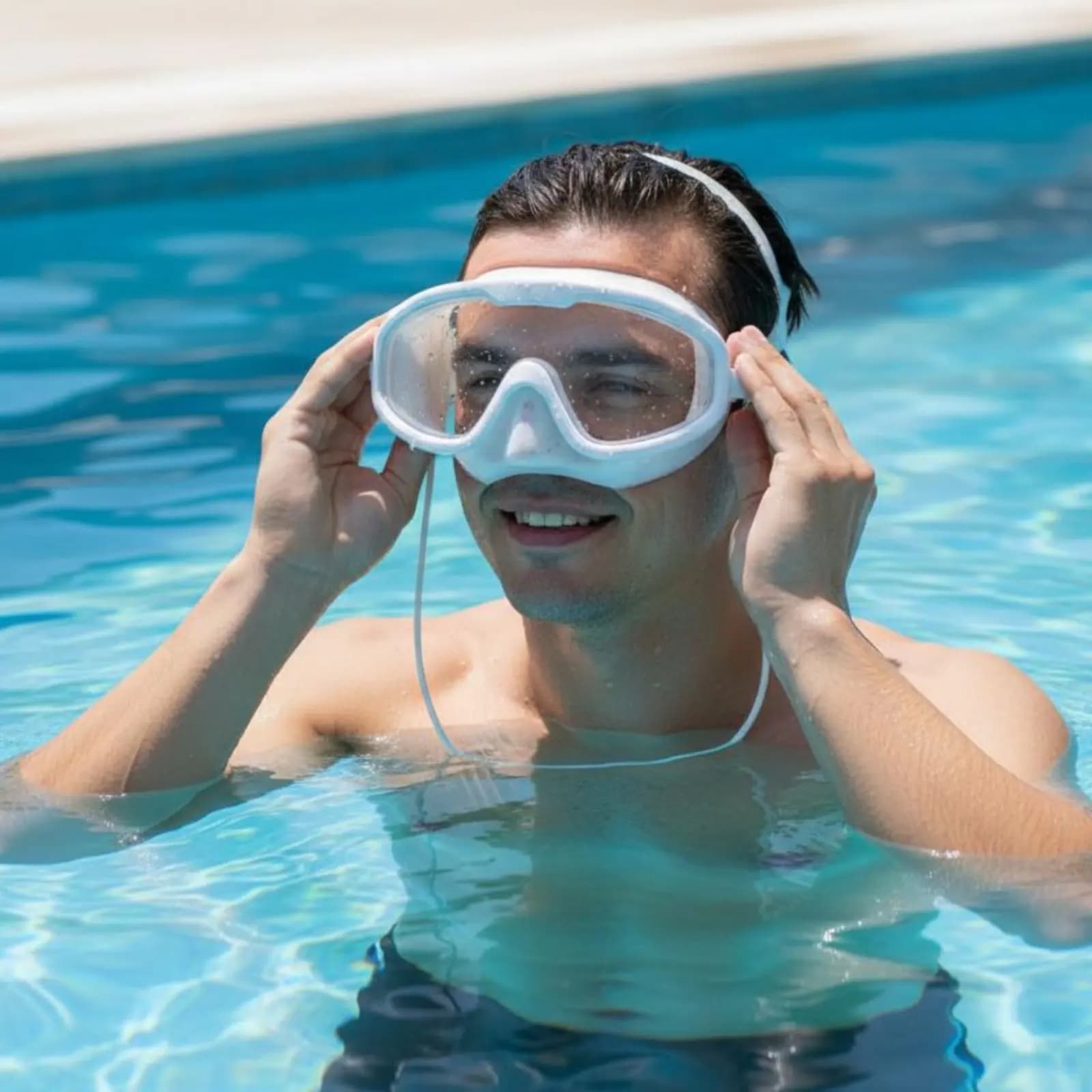 Occhialini da Nuoto con Tappi per le Orecchie, Impermeabili, Comodi, con Custodia Inclusa per Adulti