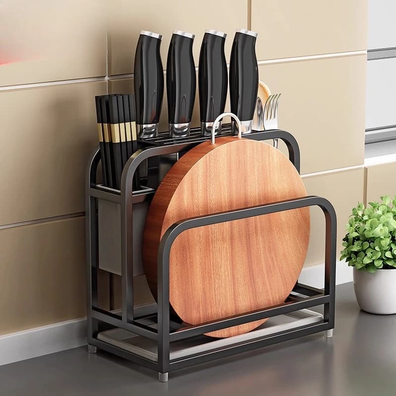 Stainless steel kitchen knife cutter integrated cutter cutting cutter kitchen holders positioning for support tools