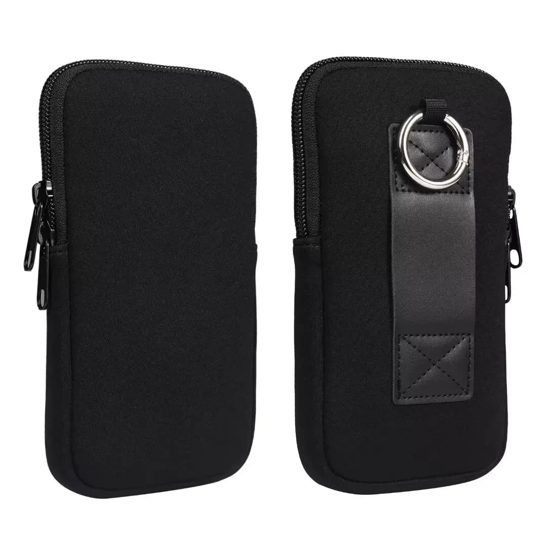 Custodia universale impermeabile per telefono Custodia antiurto per telefono con tracolla con clip da cintura per iPhone Samsung Xiaomi da 4,7-7,2 pollici