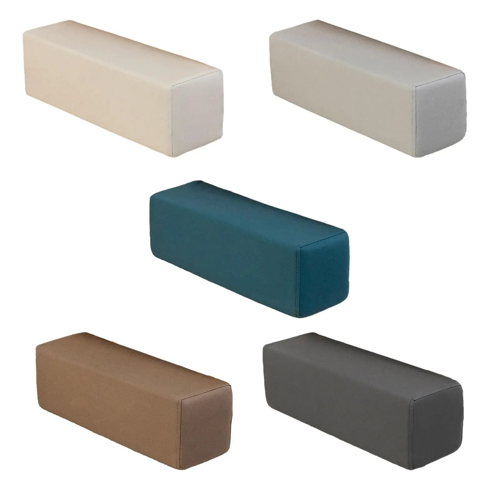 Cuscino per bracciolo per divano Federa lavabile premium Design con cerniera Bracciolo rettangolare per poltrona domestica Divano letto soggiorno