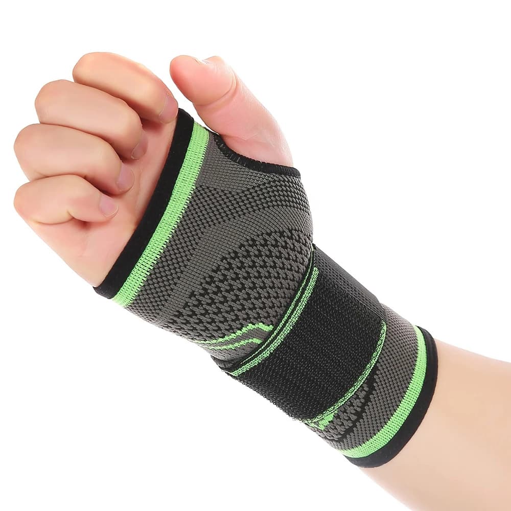 Supporto Regolabile per Polso, Fascia di Supporto per Polso a Mezzo Dito, Fascia per Polso e Palmo, Supporto per Polso per Uomini e Donne