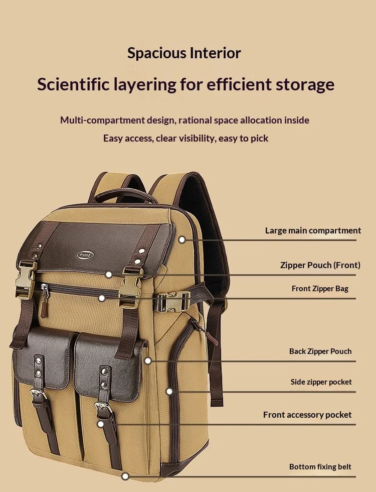 50L Large Travel Backpack Men Separate Shoe Compartment Business Bag Outdoor Sports Waterproof Man Black Storage Backpacks