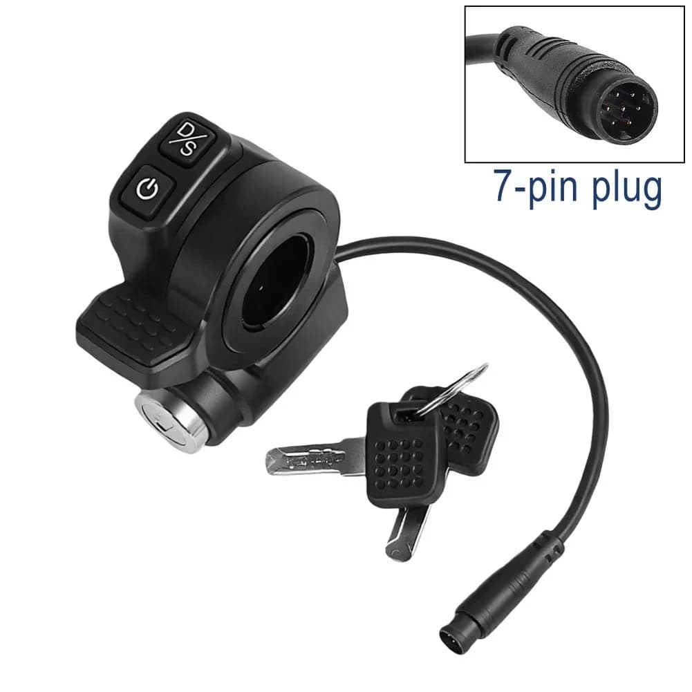 1Pc Electric Scooter Locking Switch 7Pin Connector For KuKirin G2 For-Master Engine Motor Wheel Dashboard Tool Repair Spare Part