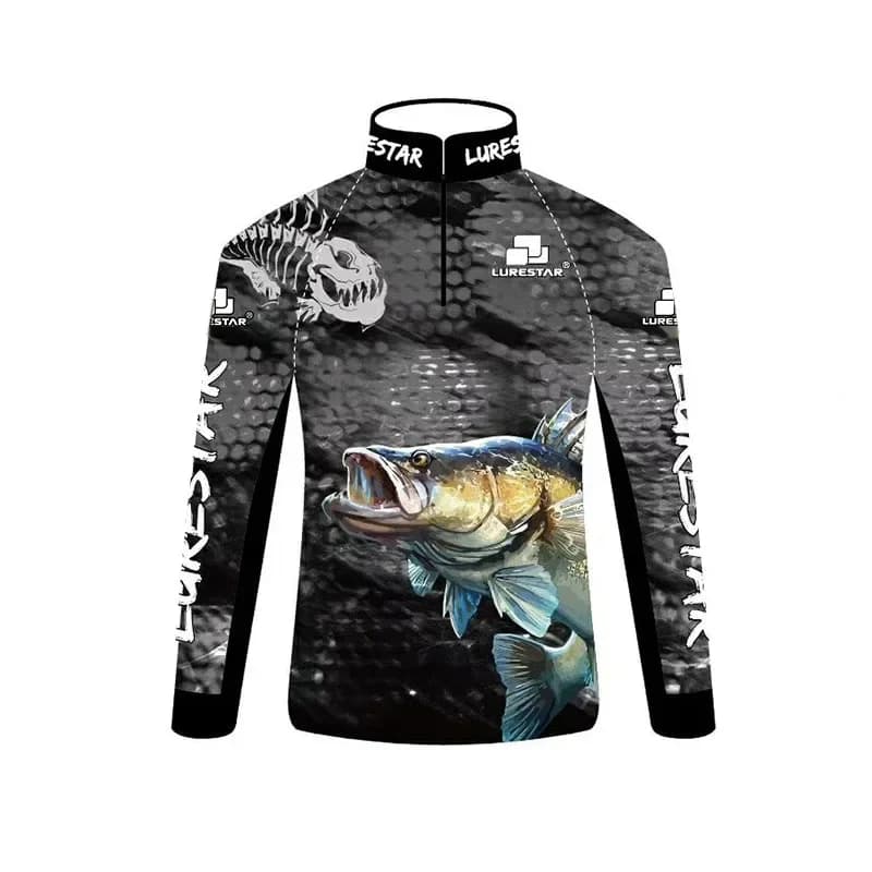 2024 Professional fishing clothing Lightweight and soft clothing for sun protection Anti- UV Long Sleeved Shirts Outdoor Movers Fishing