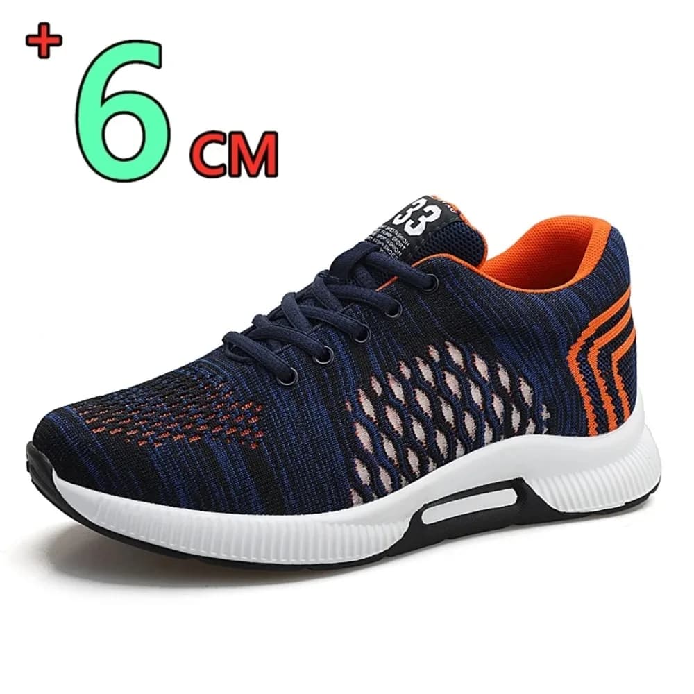 2026 Man Casual Sneakers Summer Hidden Heels Elevator Shoes Comfortable Breathable Heightening Shoes For 6CM Sports Taller Shoes