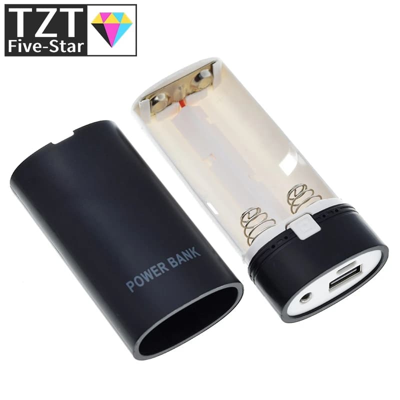 1/3PCS Detachable Design With Indicator Light For Smart Phone Power Bank Case Battery Practical For 18650 Battery