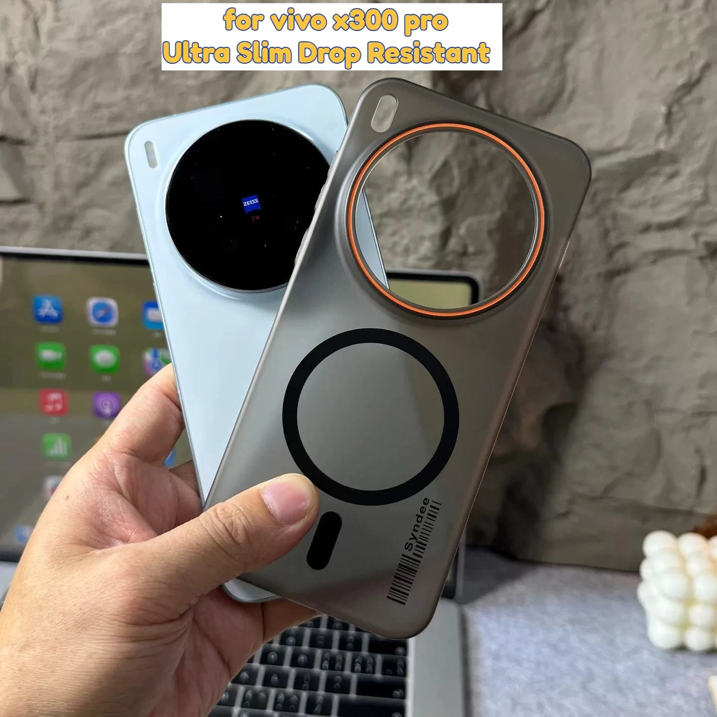 Ultra Thin Skin Feel Magnetic Wireless Charging Case for VIVO X300 200 Fe Pro Ultra Transparent Frosted Shockproof Full Cover