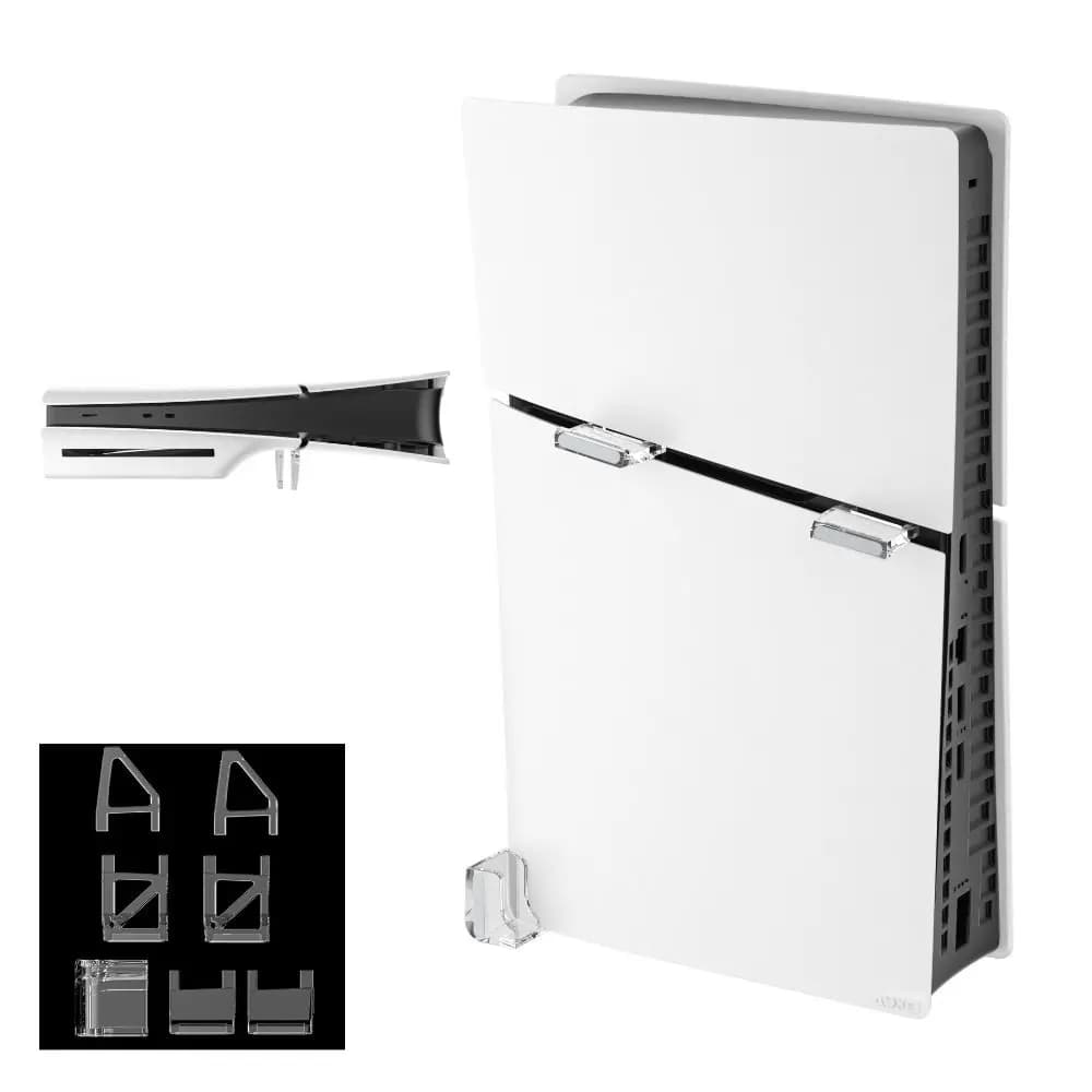 Supporto per Console orizzontale per PS5 Slim Desktop Host Storage Rack supporto semplice accessori per giochi