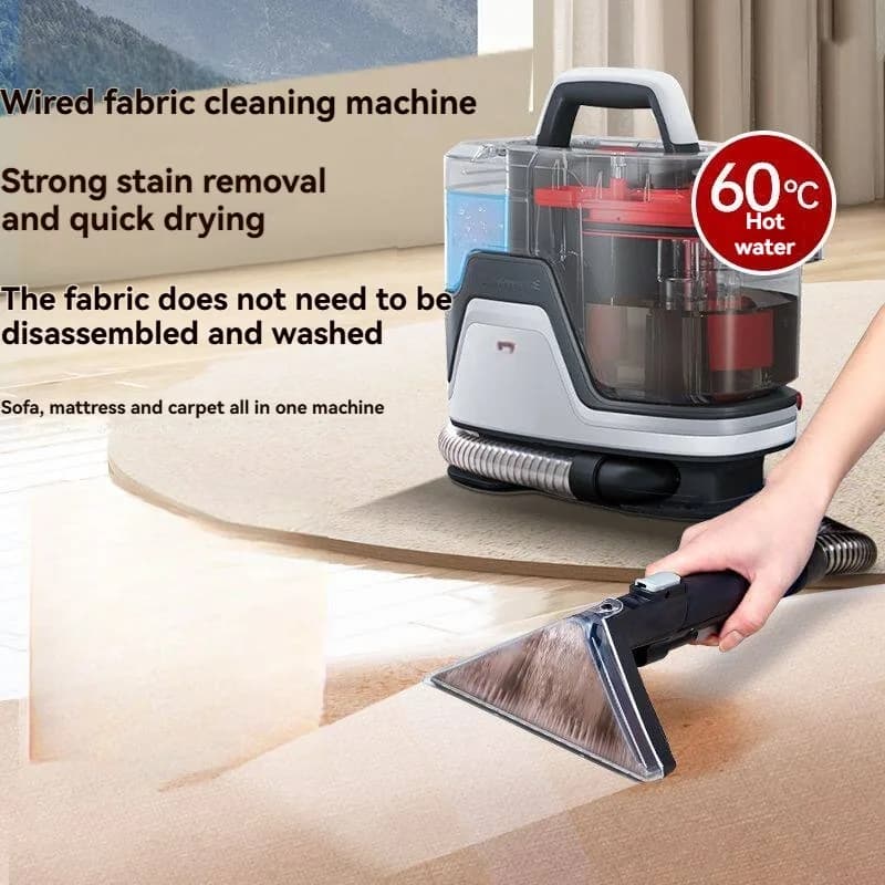 220V Fabric Cleaning Machine High Suction Allergen Remover Multi-functional Sofa and Carpet Fabric Cleaner Pet Supplies Cleaner