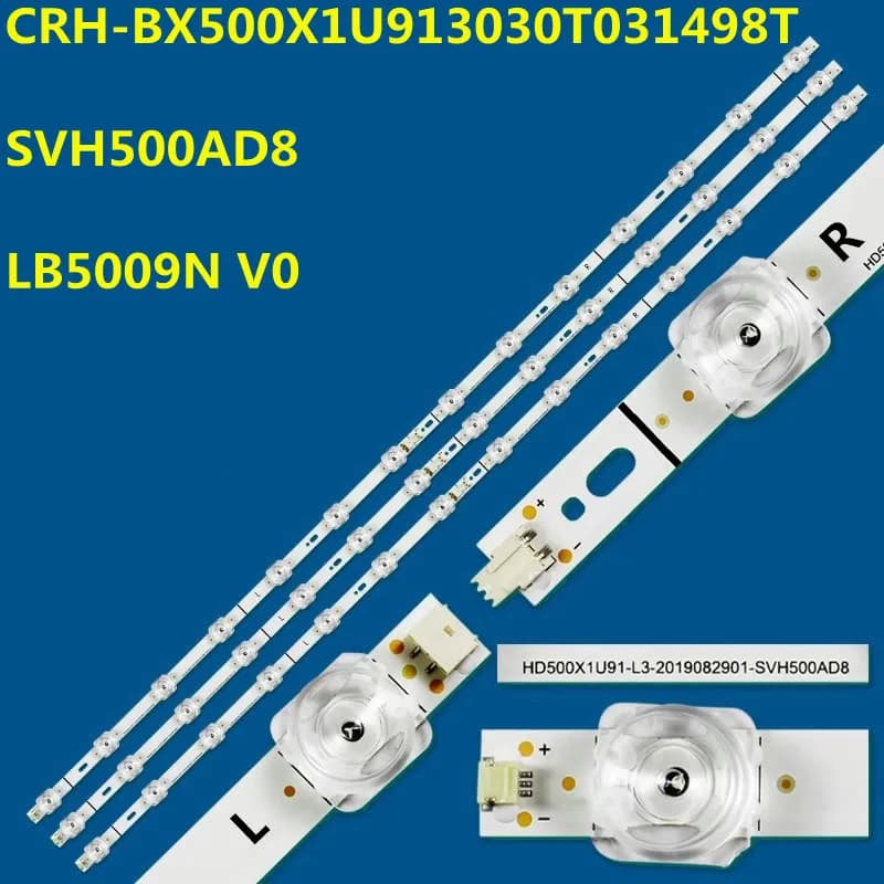 LED Backlight Strip for 50H6500G 50H6510G 50R6080G 50R6090G 50R6000GM HD500X1U91-L3-SVH500AD8 CRH-BX500X1U9130T031498T-REV1.0