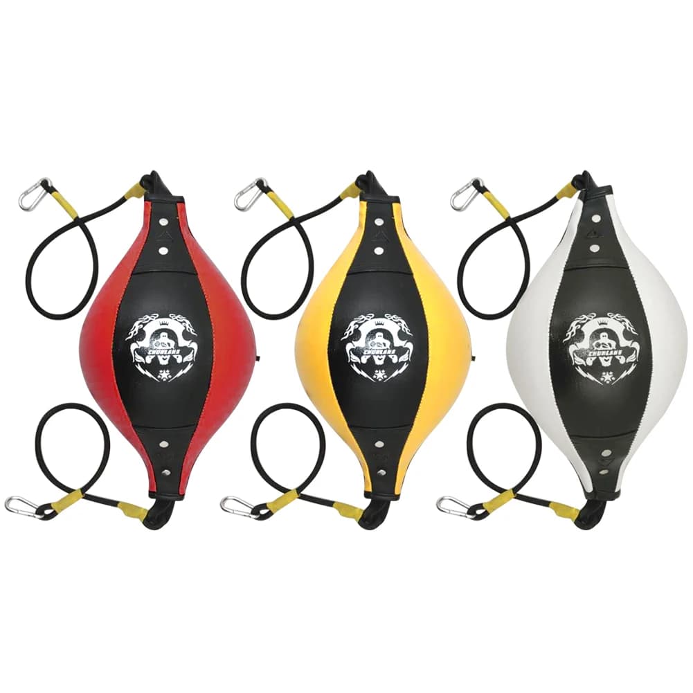 Double End Boxing Speed Ball PU Inflatable Floor to Ceiling Punching Bag