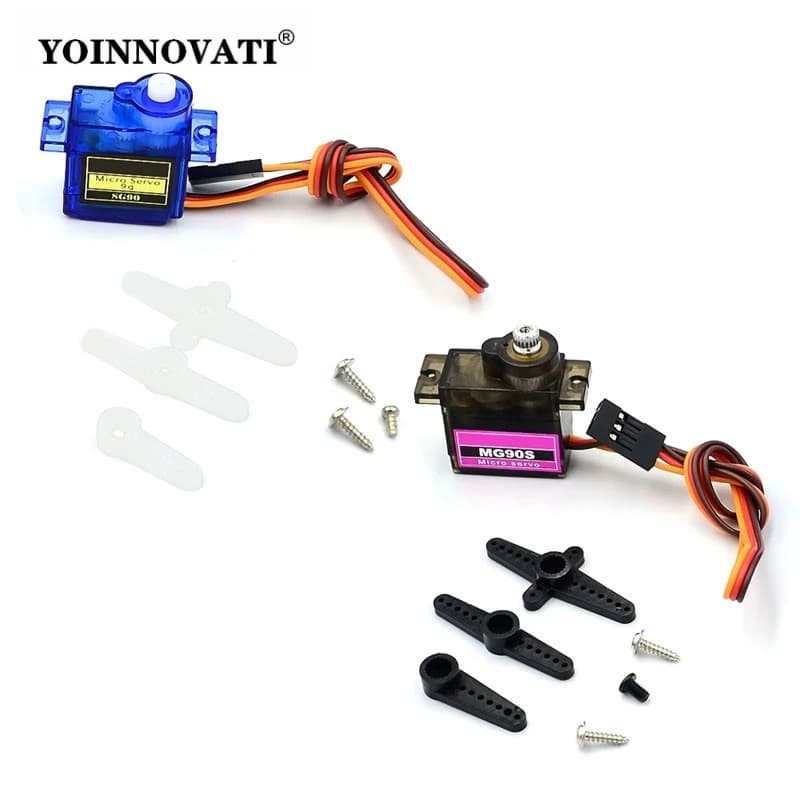 SG90 MG90S 9g Digital Mini Micro Servo 180/360 Degree for Rc Helicopter Airplane Mini Boat Car MG90 9G Trex 450 RC Robot