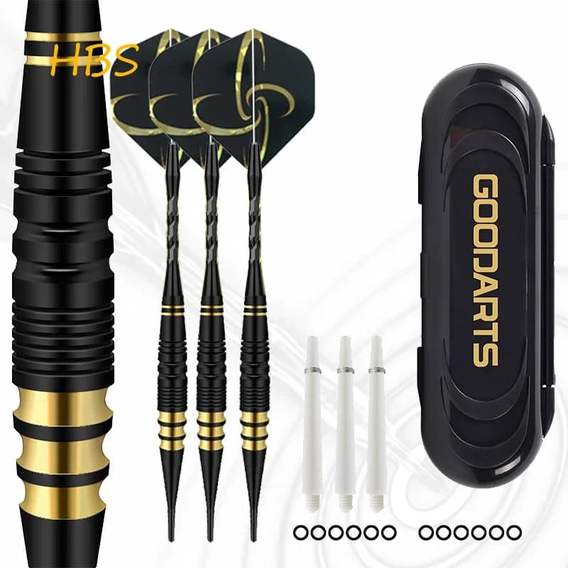 Professional Soft-tip Darts Safe Electronic Darts Indoor Recreational Throwing Game 18G Brass Darts 3PCS/SET
