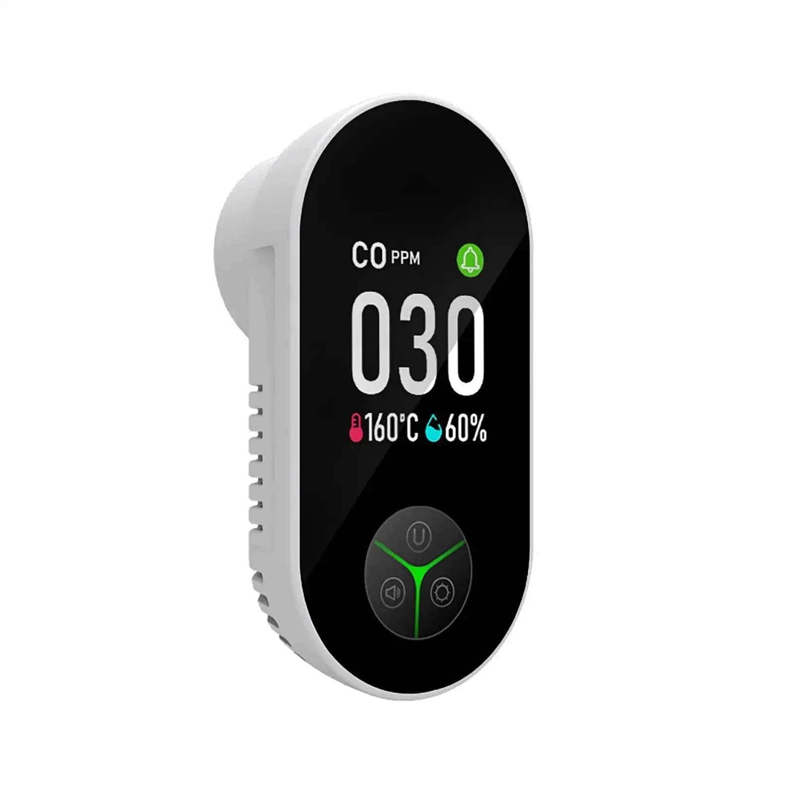 Rilevatore di monossido di carbonio con display LCD plug-in per la sicurezza domestica e cucina Prodotto hotsale