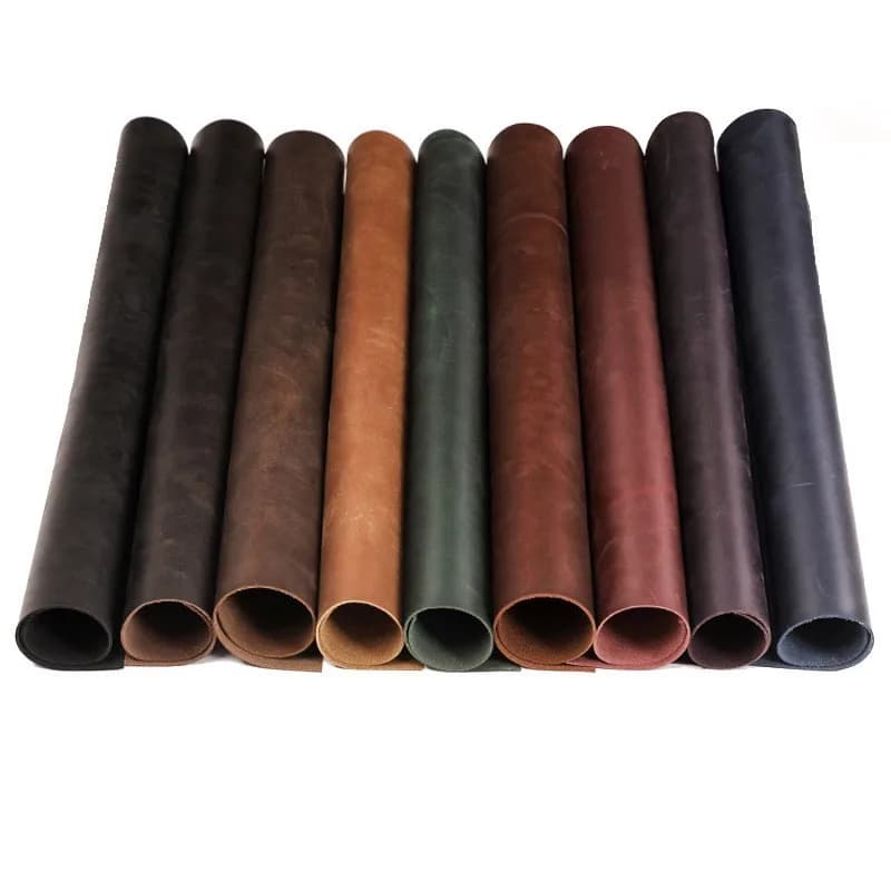 DIY Genuine Leather 7 Colors 7 Sizes Journal Mouse Pad