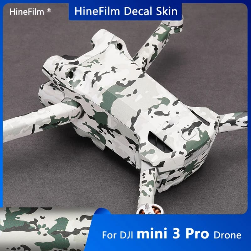 Hinefilm Skin for Mini 3 Pro Drone Decal Skins for DJI Mini3 Pro Premium Sticker ANTI-SCRATCH COVER PROTECTOR Mini 3 pro Skin