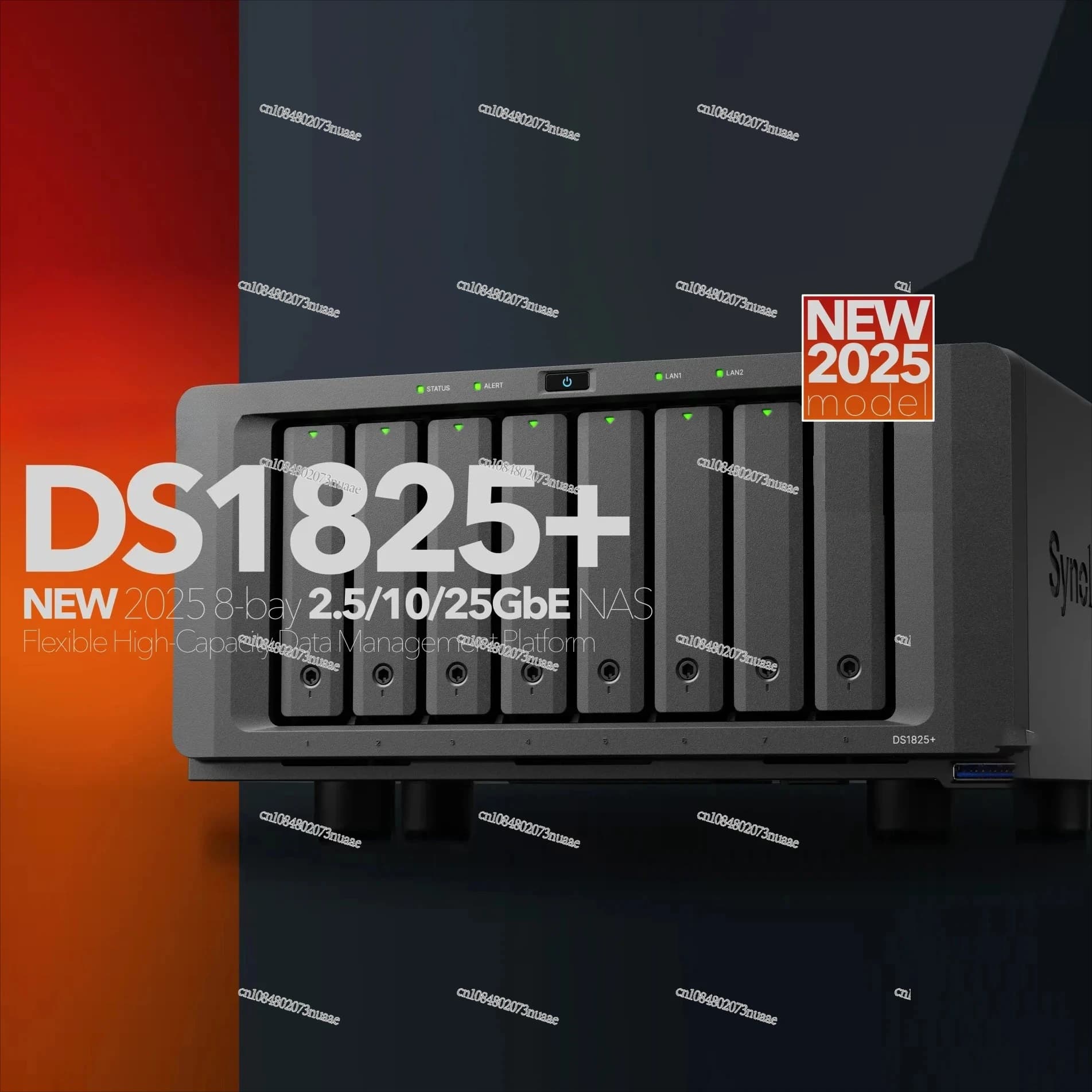 DS1825+ Server di archiviazione di rete cloud NAS 8G 8 alloggiamenti senza disco