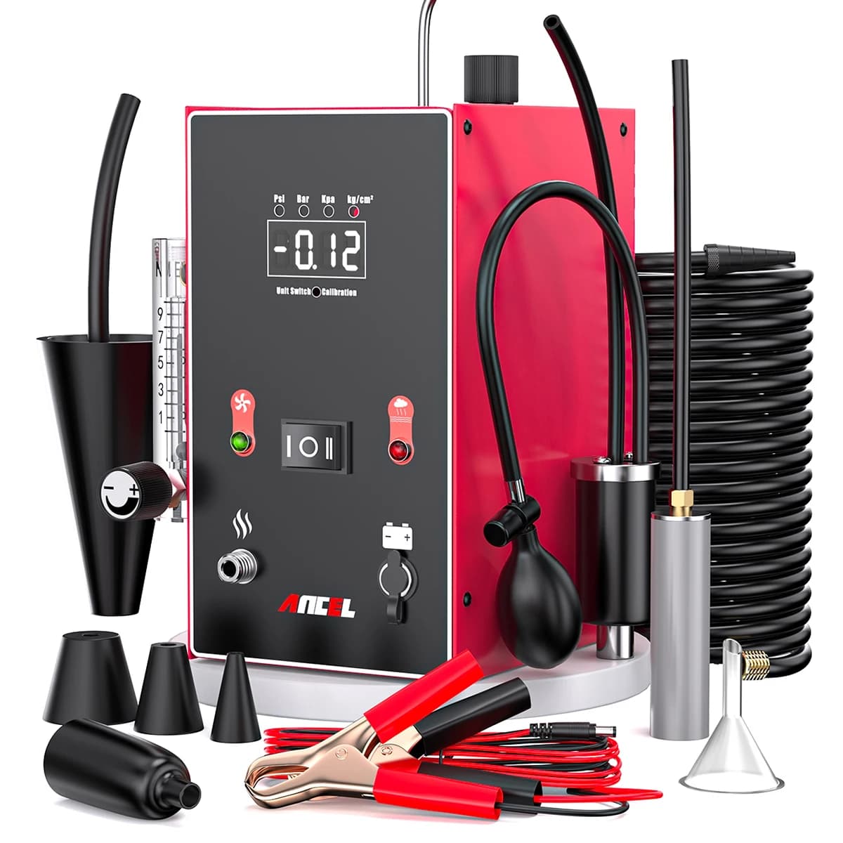 ANCEL L300 Macchina per il fumo per perdite di auto Pompa d'aria incorporata 0.8-1.2 Bar Pressione digitale EVAP Rilevatore di perdite del tubo del carburante Generatore di fumo