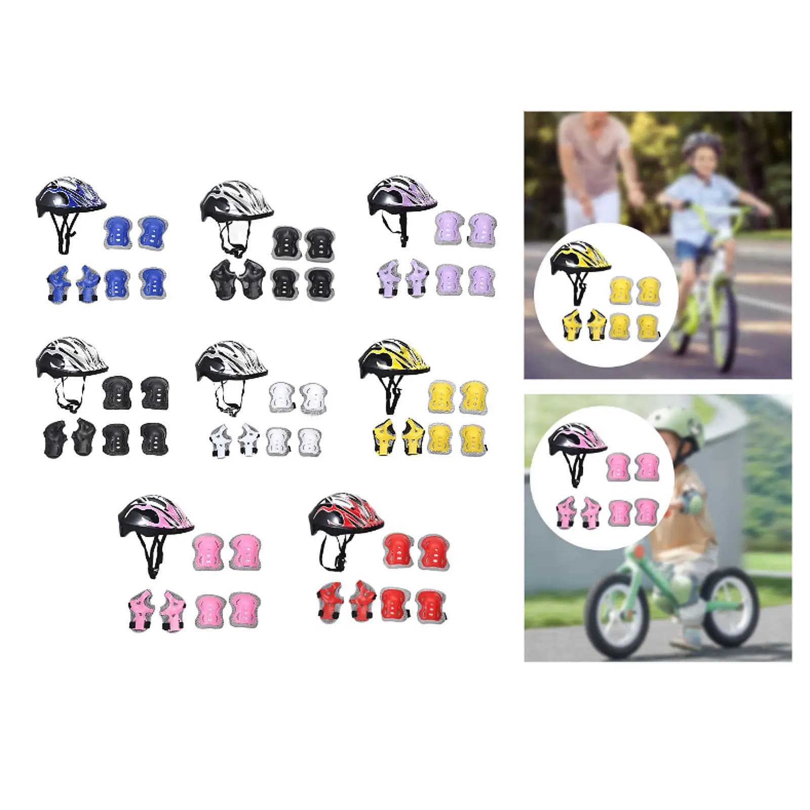 Kids Bike Helmet Skateboard Bike Helmet Rollerblading Outdoor Sport