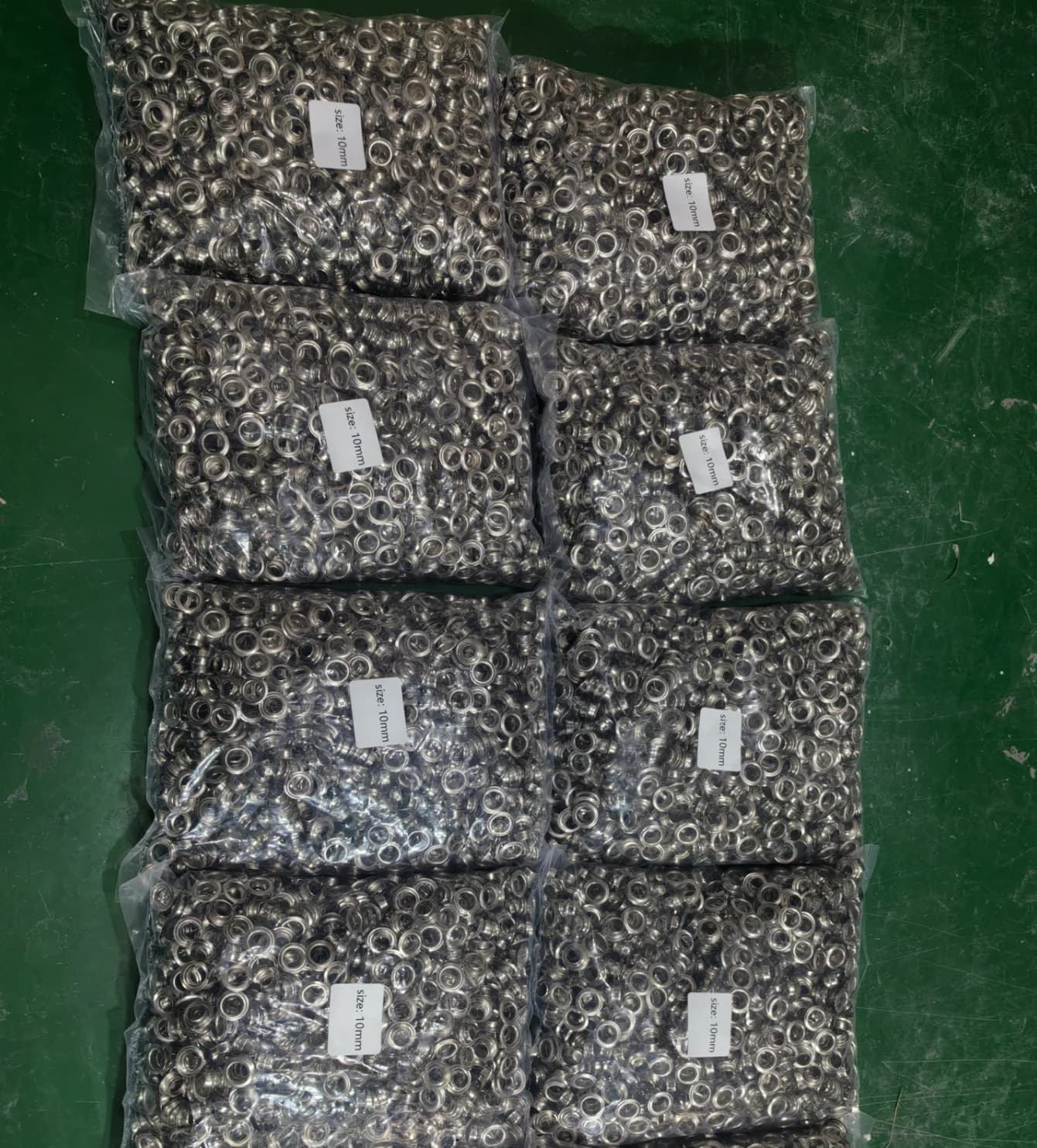 10 Bags 10mm Stainless Steel Eyelets / Eyelets / Rings / Eyelets Punching Machine