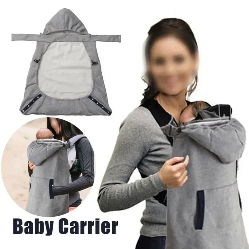Mantello avvolgente per marsupio per neonato Sling Copertura calda invernale Coperta Mantello Zaini Mantello per marsupio Mantello per bambino Confezione da gioco all'aperto