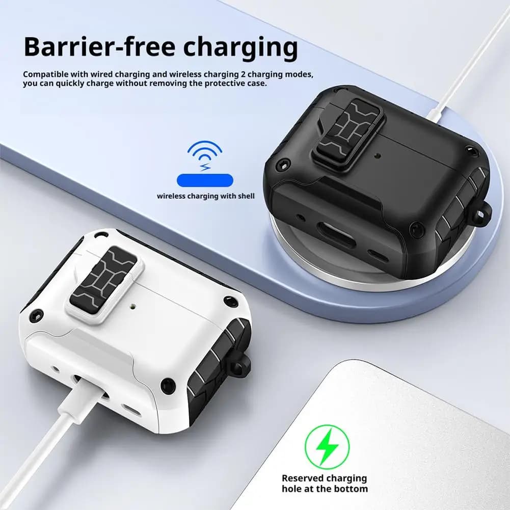 For AirPods Pro 3 (2025) Magsafe magnetic magnetic lock housing with telephone support and cleaning kit for AirPods Pro 3