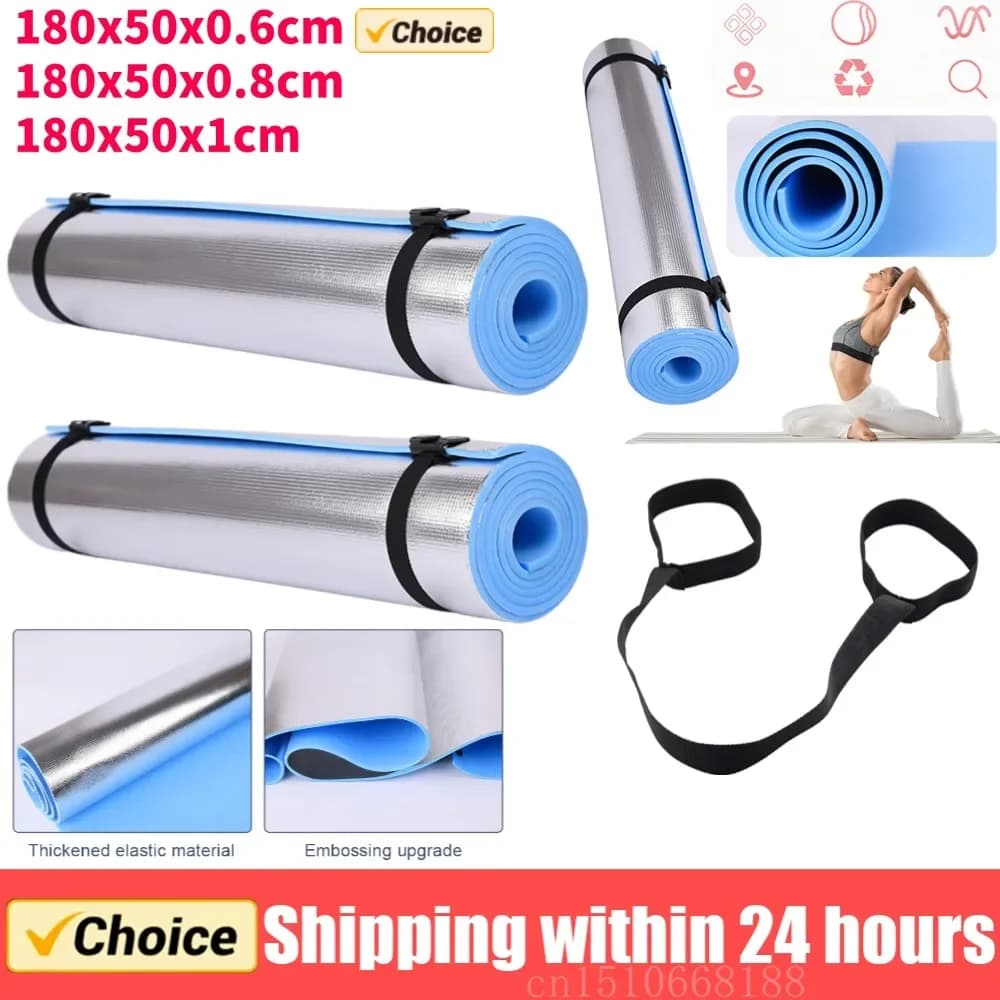 6/8/10 mm anti-slip yoga mat yoga mat thick in EVA foam comfort for yoga exercises and pilates gymnastic mat