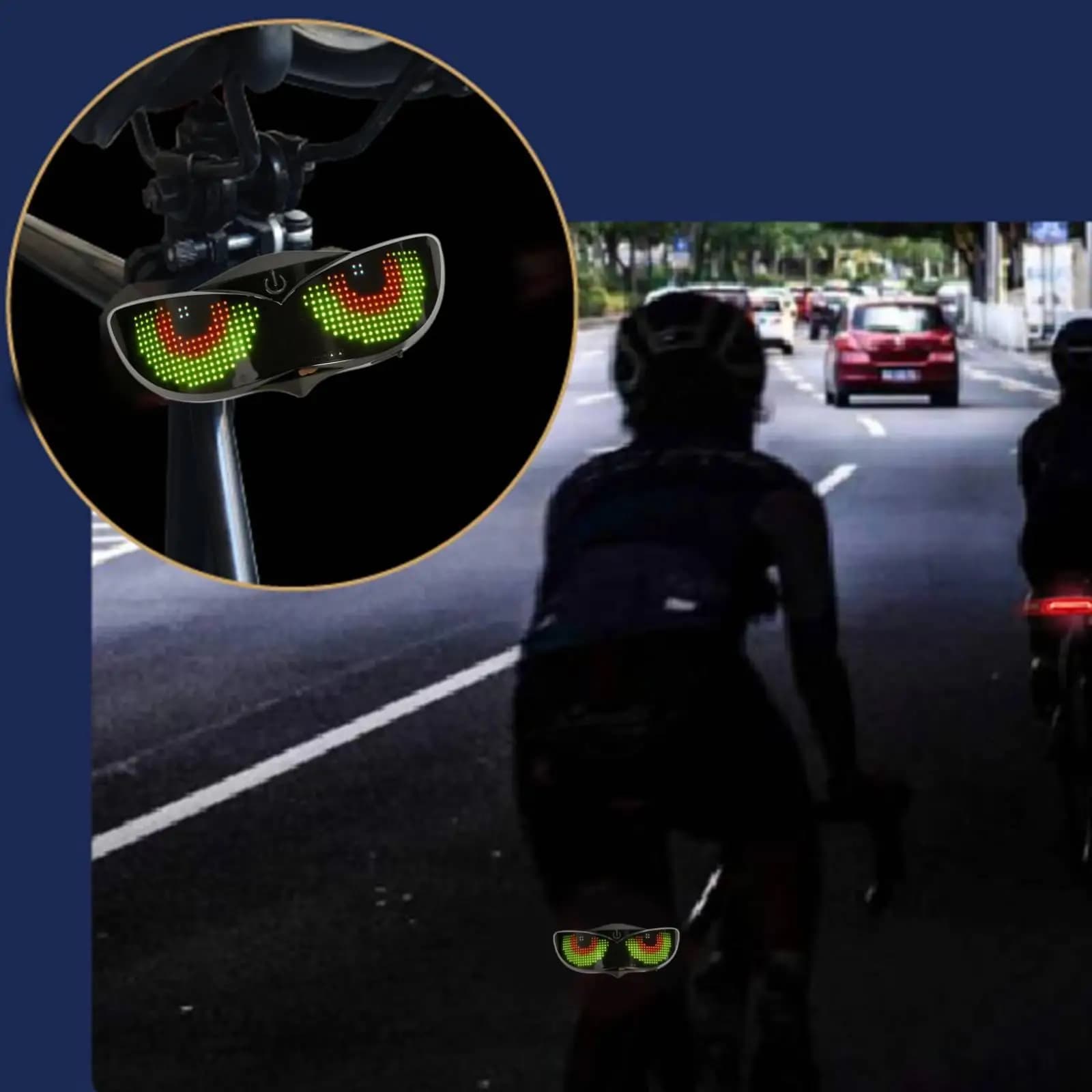 Motorcycle Helmet Light Easy to Install RGB LED Mount Motorcycle Bike Rear Light LED Tail Light for Motorcycle Road Bikes Adults