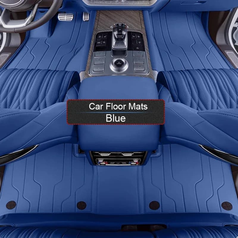 Tappetino protettivo per auto antiscivolo in pelle nappa personalizzato Tappetino per pavimento impermeabile di lusso Accessorio interno per GWM TANK 500 2023-presente