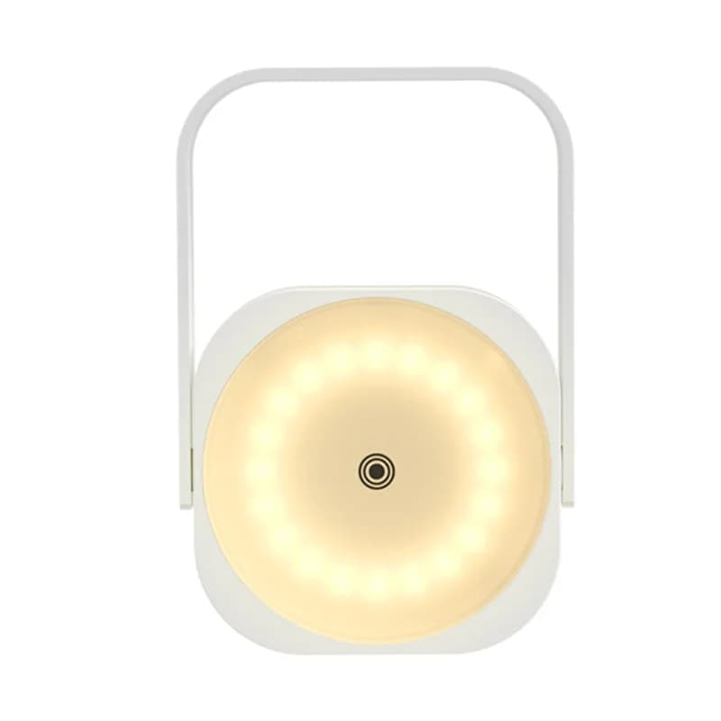 Lampada da parete girevole in metallo con luce notturna pieghevole creativa Lampada da scrivania decorativa da campeggio esterna con ricarica USB semplice