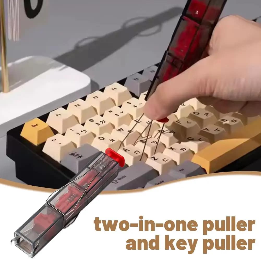 2in1 Gemelli Strumento Interruttore Estrattore Keycap Estrattore Per Gaming Tastiera Meccanica per Kailh TTC Gateron Interruttore Magnetico Estrattore Chiave