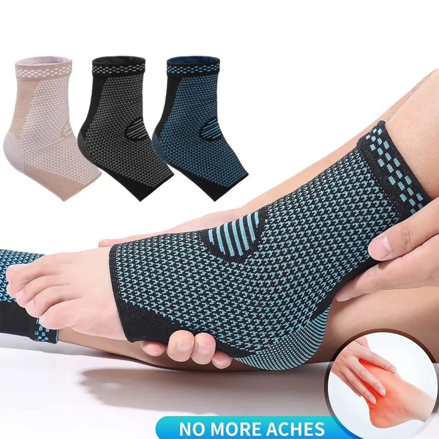 1PCS Sport Cavigliera Compressione Della Cinghia Maniche Supporto 3D Tessuto Elastico In Nylon Fasciatura Piede Tobillo Protezione Gear Palestra Fitness