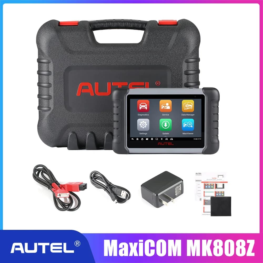 Autel MaxiCOM MK808Z Tablet diagnostico bidirezionale con sistema completo Sistema operativo Android 11 Versione aggiornata di MK808/MX808