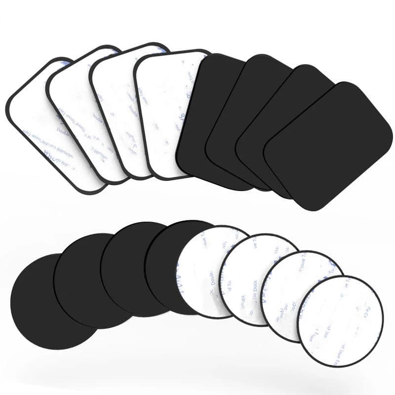 1 pz 3 pz 5 pz disco piastra metallica per magnete supporto per telefono per auto foglio di ferro adesivo per supporto magnetico per telefono cellulare supporto per auto