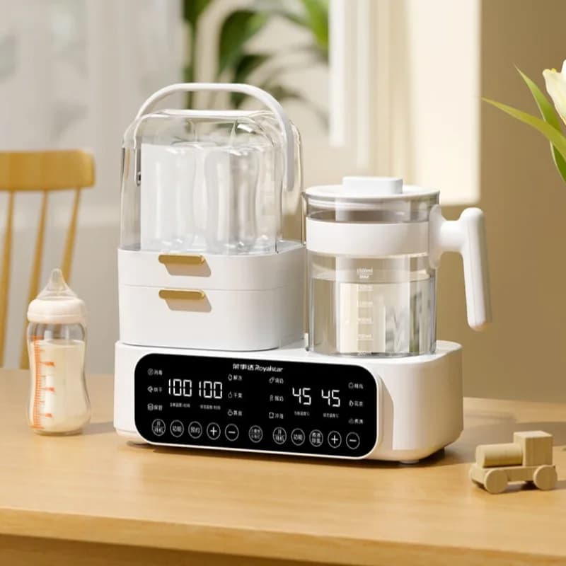 Bottle sterilizer, constant temperature kettle, drying machine, warm milk, baby milk warmer, heat preservation and heating
