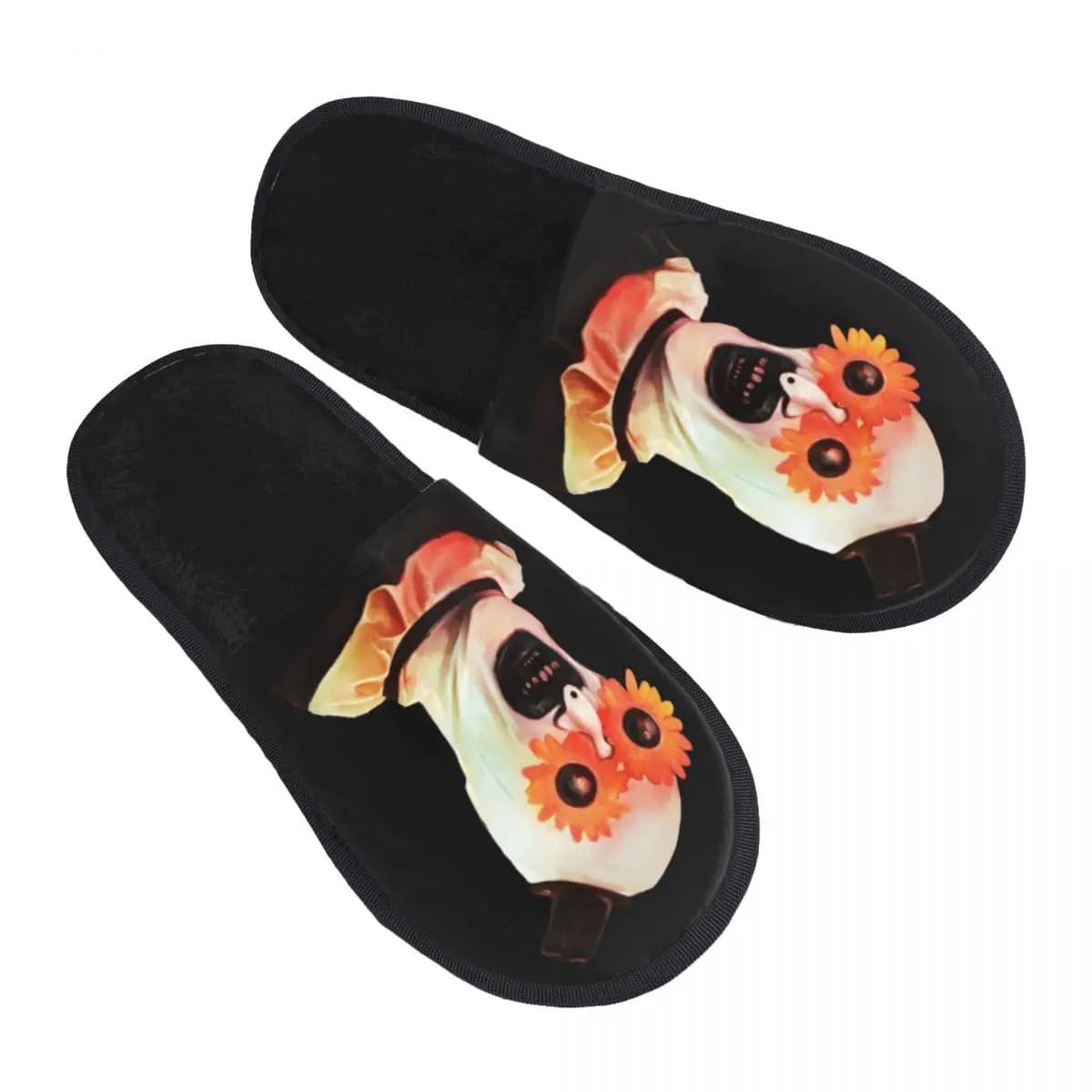 Women's Slippers with Custom Printed Terrifiers Art The Clown Comfortable and Hot Memory Foam Slippers, Soft Indoor Outdoor Shoes