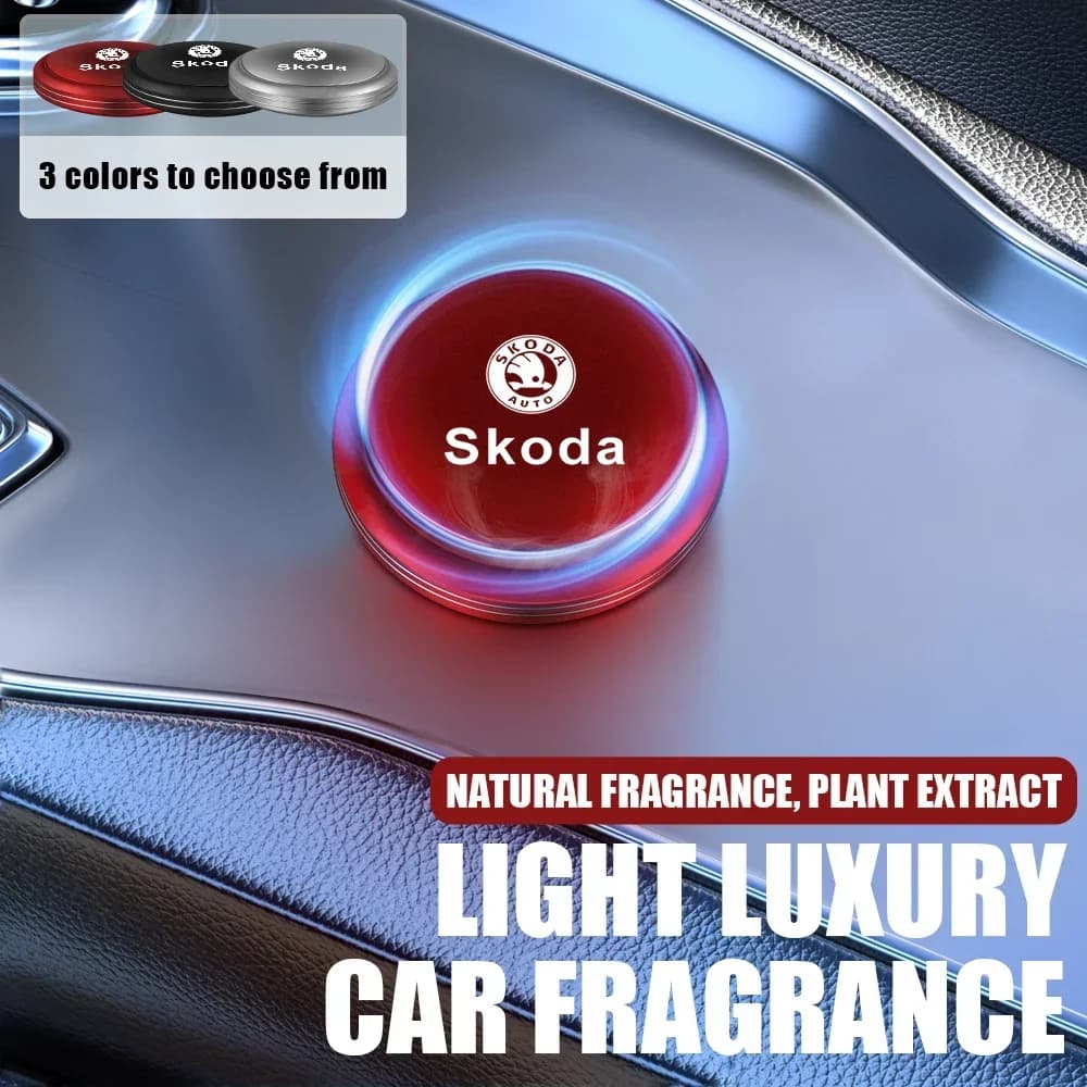 Auto Deodorant Tool UFO Seat Shape Aromatherapy For Skoda Yeti Kamiq Kodiaq Karoq Octavia Fabia Rapid MK2 3 Superb Vrs